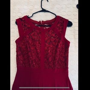 En Focus Studios size 6 red dress